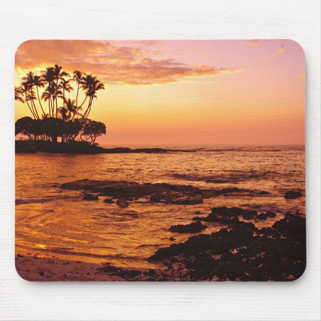 Große Insel, Hawaii. Sunset, Big Island Hawaii.2 Mousepad (Vorne)