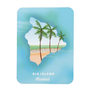 Große Insel Hawaiis Magnet