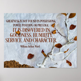 Größe ist gefunden poster