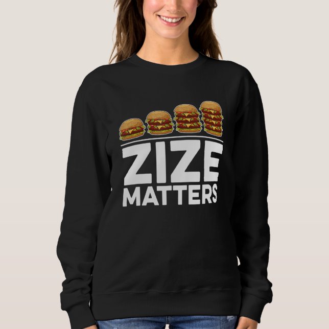Größe ist wichtig für Hamburger Sweatshirt (Vorderseite)