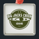 Große Jacke Creek Wild und Landschaftlicher Fluss  Ornament Aus Metall<br><div class="desc">Big Jacks Creek befindet sich in Owyhee Landkreis,  Idaho. Sie beginnt nördlich von Riddle und fließt nach Norden und Osten durch die großen Jacke Creek Wilderness,  die schließlich in den Bruneau münden.</div>