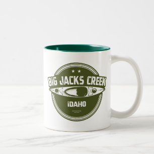 Große Jacke Creek Wild und Landschaftlicher Fluss  Zweifarbige Tasse