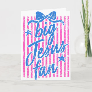 Große Jesus Fan Grußkarte Karte
