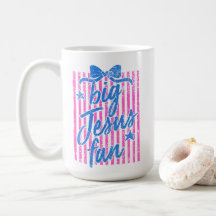 Große Jesus Fan Kaffee-Tasse