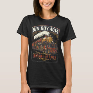 Große Jungen 4014 Dampflokomotiven Zug vintage T-Shirt