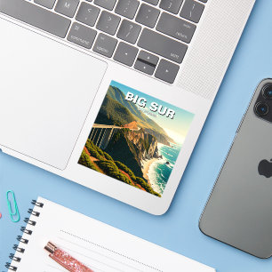 Große kalifornische Küste Aufkleber