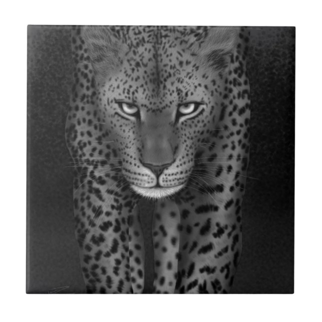 Große Katze Fliese (Vorderseite)