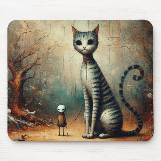 Große Katze Mousepad (Vorne)