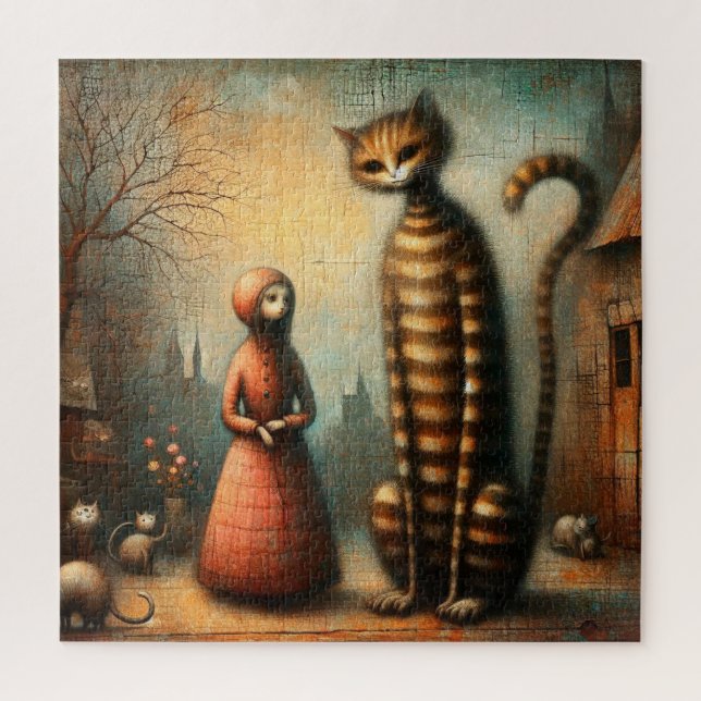 Große Katze Puzzle (Vertikal)