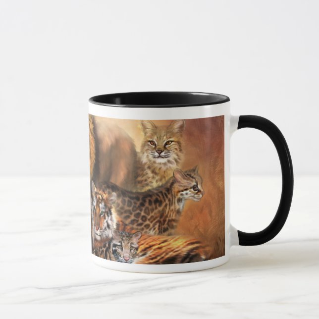 Große Katzen-Tasse Tasse (Rechts)