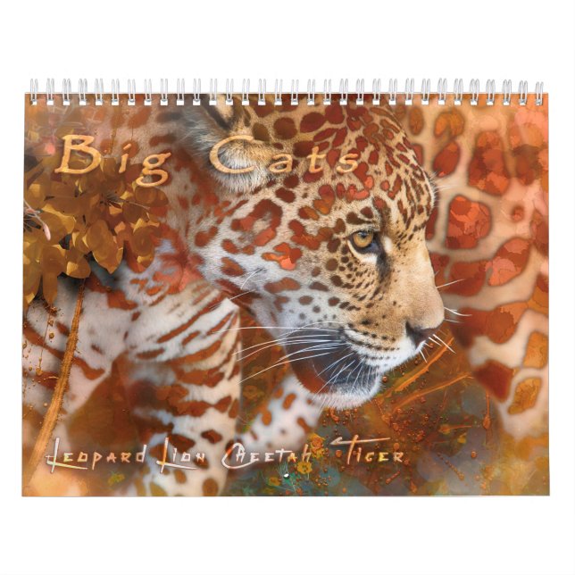GROSSE KATZEN WILDLIFE ART CALENDAR KALENDER (Titelbild)