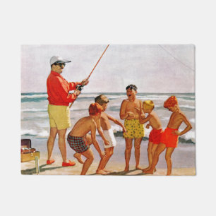 Große kleine Fische Polen durch Richard Sargent Fußmatte