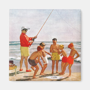 Große kleine Fische Polen durch Richard Sargent Magnet