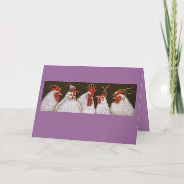 Große Köche im Veganen Café Karte (Vorderseite)