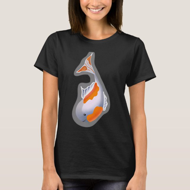 Große Koii T-Shirt (Vorderseite)