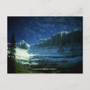 Große kontinentale Teilung in Alaska Postkarte