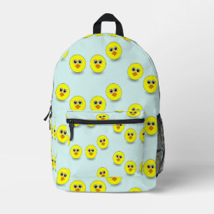 Große Kopfkröte blau Bedruckter Rucksack