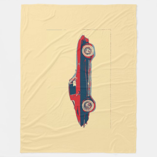 Große Korvette-Decke Fleecedecke (Vorderseite)