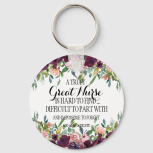 Große Krankenschwester danke Ihnen Dankbarkeit Ges Schlüsselanhänger