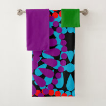 Große Kreise Badehandtuch-Set