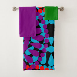 Große Kreise Badehandtuch-Set Badhandtuch Set
