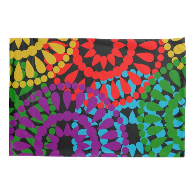 Große Kreise Kissenbezug (Rückseite)