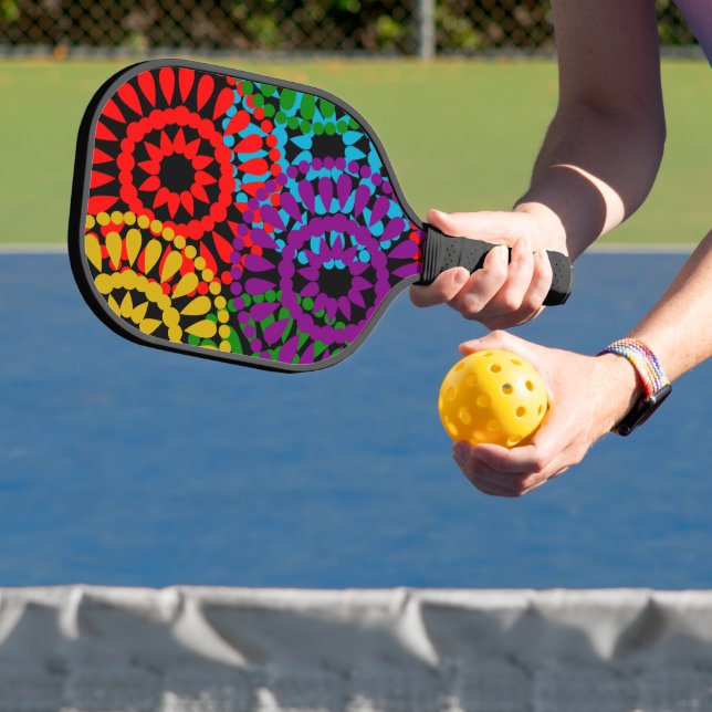 Große Kreise Pickleball Schläger (InSitu)