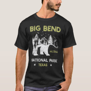 Große Kurve Texas US Nationalpark Camping Wandern T-Shirt