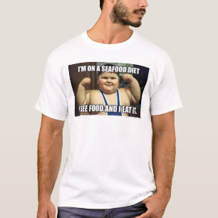 Große Lachen, höhere Einstellung T-Shirt