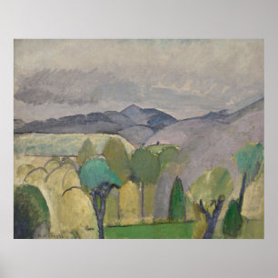 Große Landschaft mit Bäumen Matisse Poster