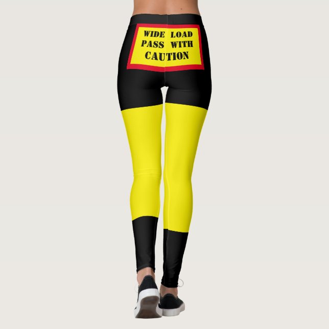 Große Lastverteilung mit Vorsicht Leggings (Rückseite)