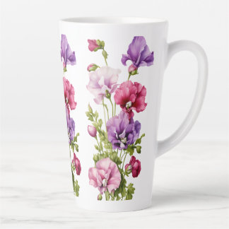 Große Latte-Tasse - 17 oz | Elegant Floral Bouquet Milchtasse