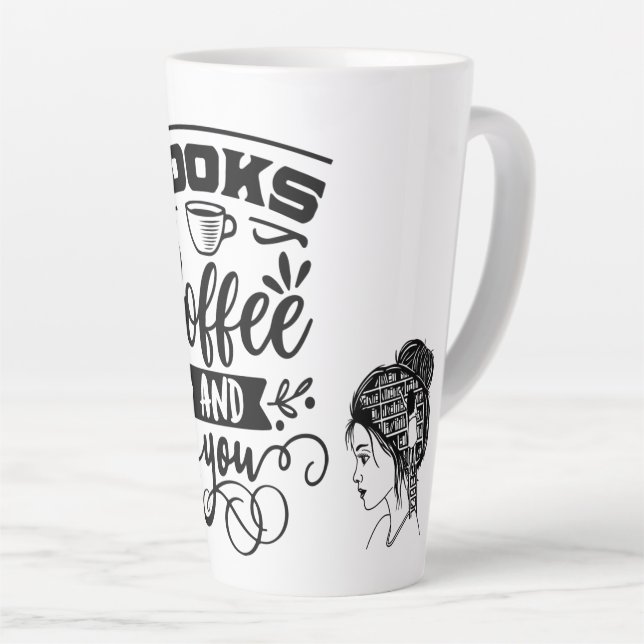 Große Latte-Tasse Milchtasse (Rechte Ecke)