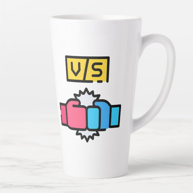 Große Latte-Tasse Milchtasse (Rechts)