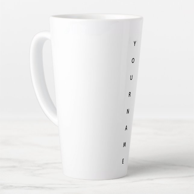 Große Latte-Tasse Milchtasse (Linke Ecke)
