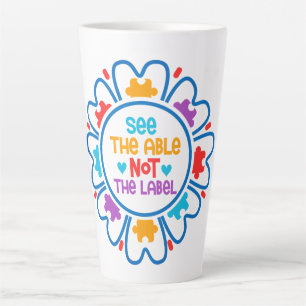 Große Latte-Tasse Milchtasse