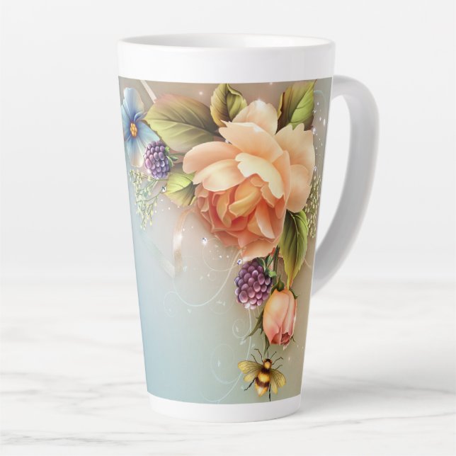 Große Latte-Tasse Milchtasse (Rechte Ecke)