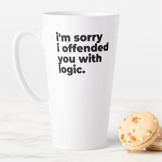 Große Latte-Tasse - Tut mir leid, dass ich dich mi Milchtasse