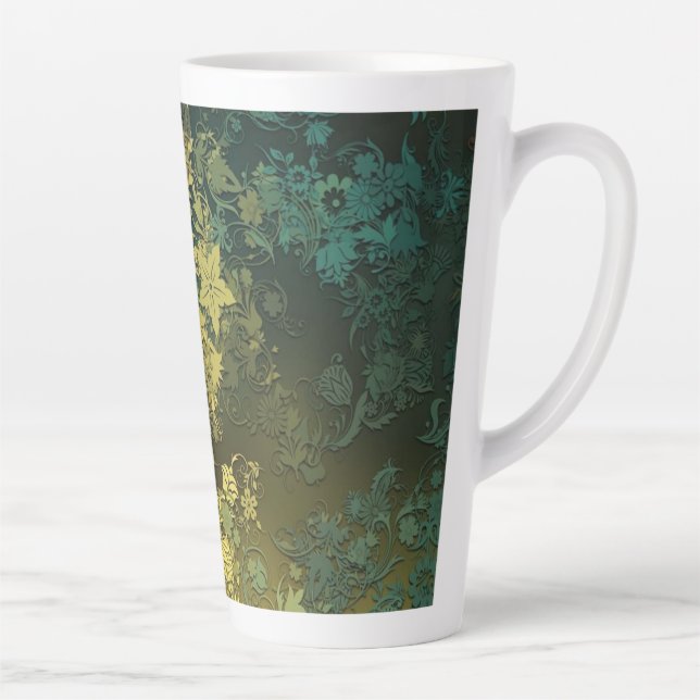 Große Latte Tasse - Überdeckte Keramik Kaffeebeche (Rechts)