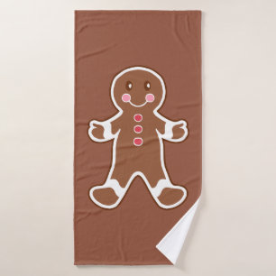 Große Lebkuchen-Kookie-Badetücher Badehandtuch