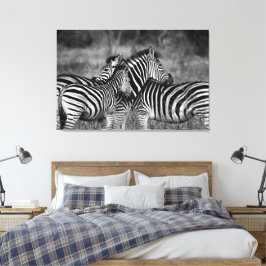 Große Leinwand Print - afrikanisches Zebra