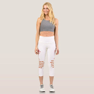 Große Liar’s Truth Cocktail Quote Capri Leggings