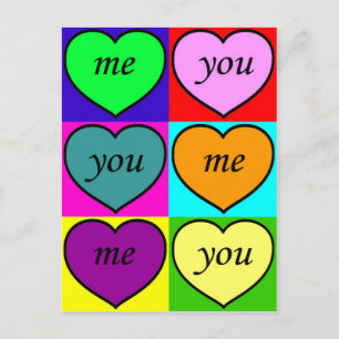 Große Liebe Postkarte