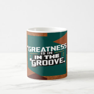 Größe liegt im Gespür Kaffeetasse
