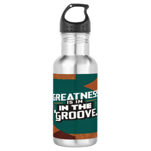 Größe liegt in der Wasserflasche Groove
