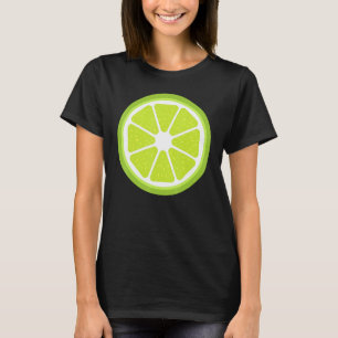 Große Limette geschnittenes Kostüm Süß Einfach Obs T-Shirt
