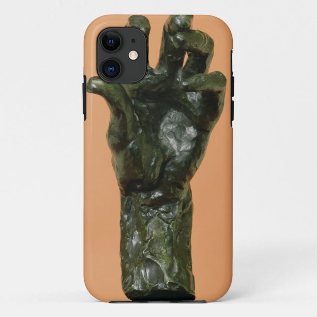 Große links Hand (Bronze) Case-Mate iPhone Hülle (Rückseite)