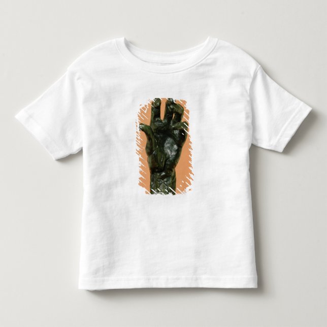 Große links Hand (Bronze) Kleinkind T-shirt (Vorderseite)