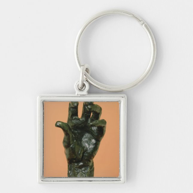Große links Hand (Bronze) Schlüsselanhänger (Vorne)