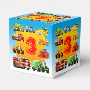 Große LKW-3. Geburtstag Geschenkschachtel